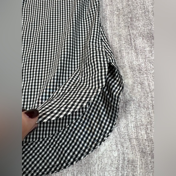 LRL Lauren Womens Gingham Plaid Top Size 2X Black Country Picnic Office Everyday - Picture 9 of 10